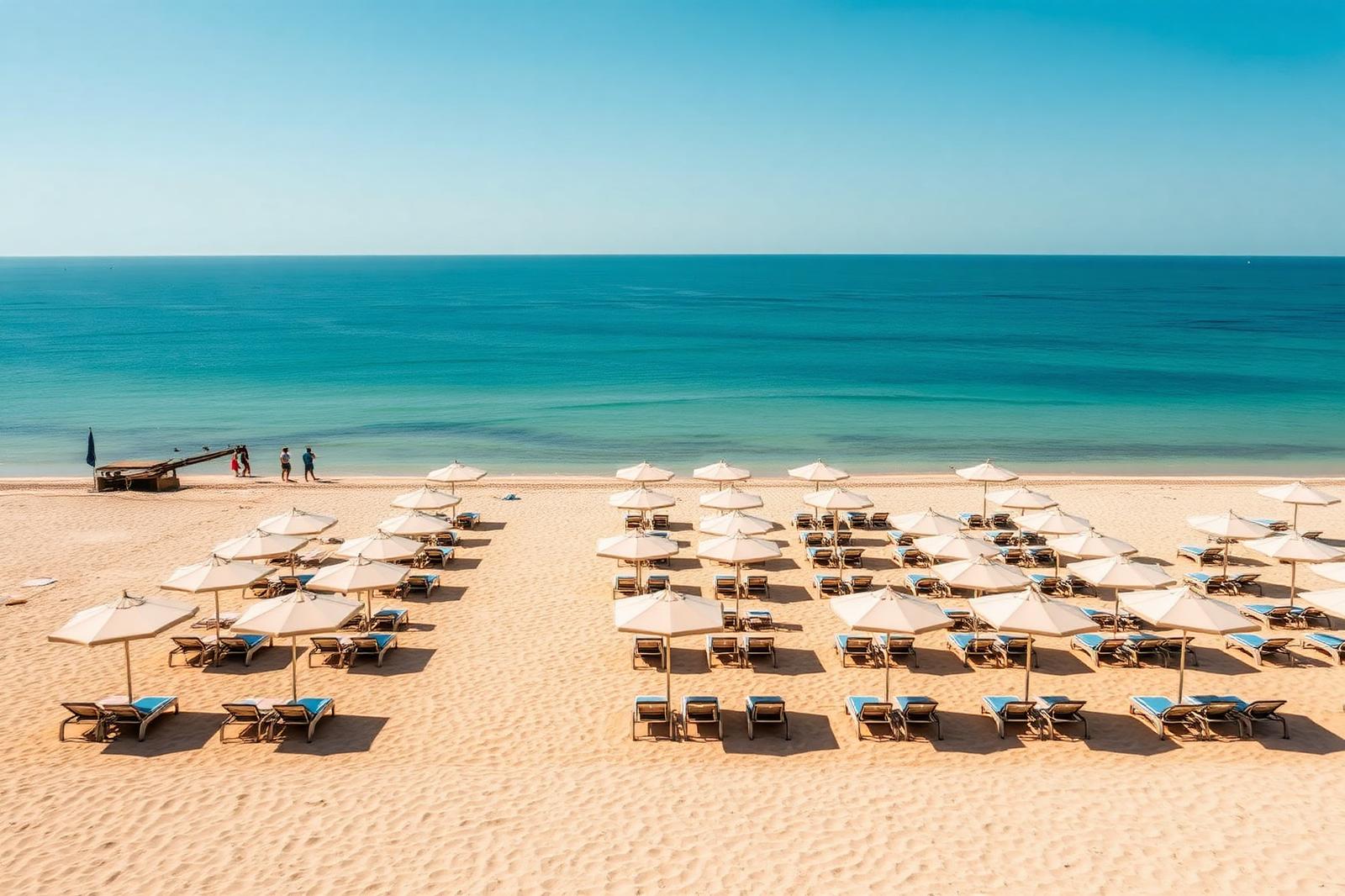 Spiaggia convenzionata di Lido di Jesolo, a 2 minuti a piedi dall'Hotel Centrale